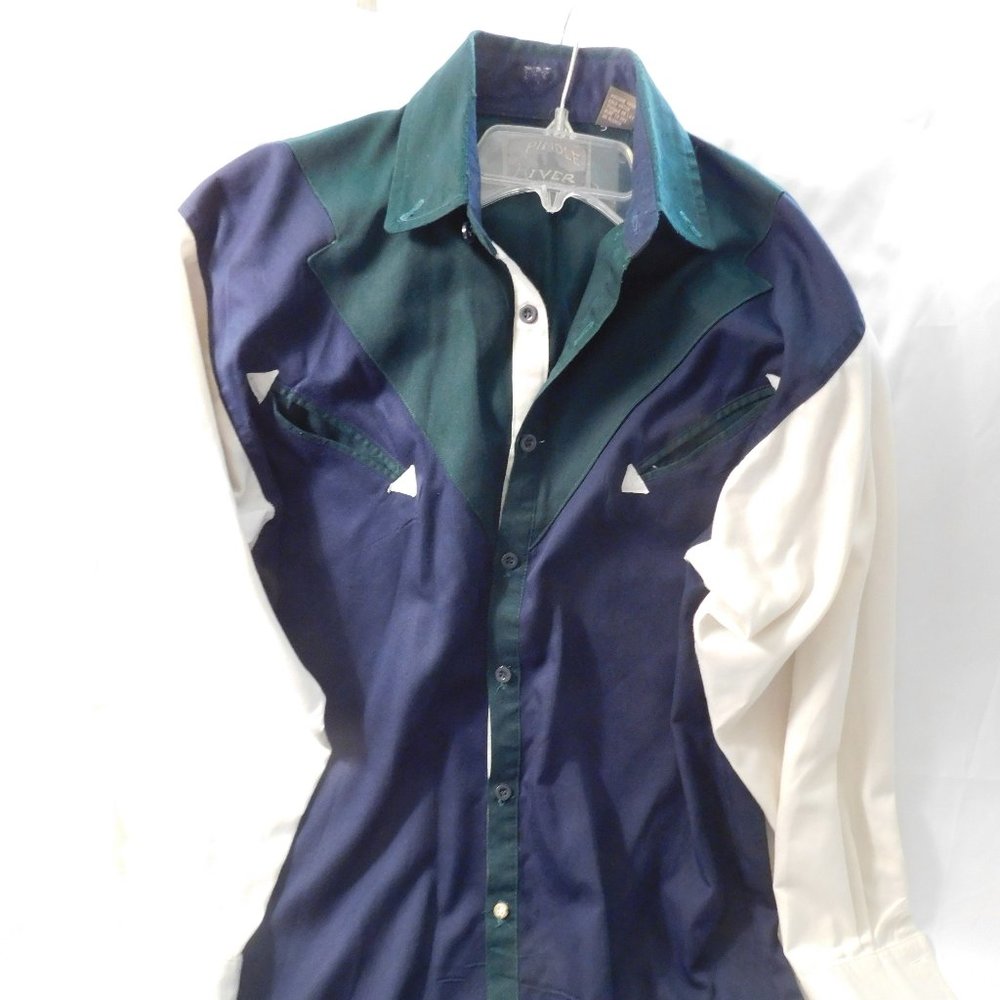Vintage Spindle River Men’s Western Button Down Shirt